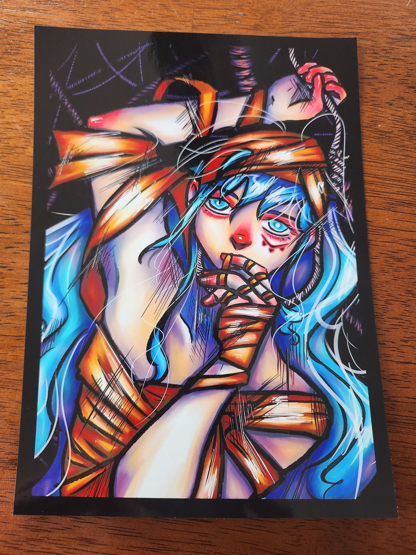 6"×8" Crimson Noose Print