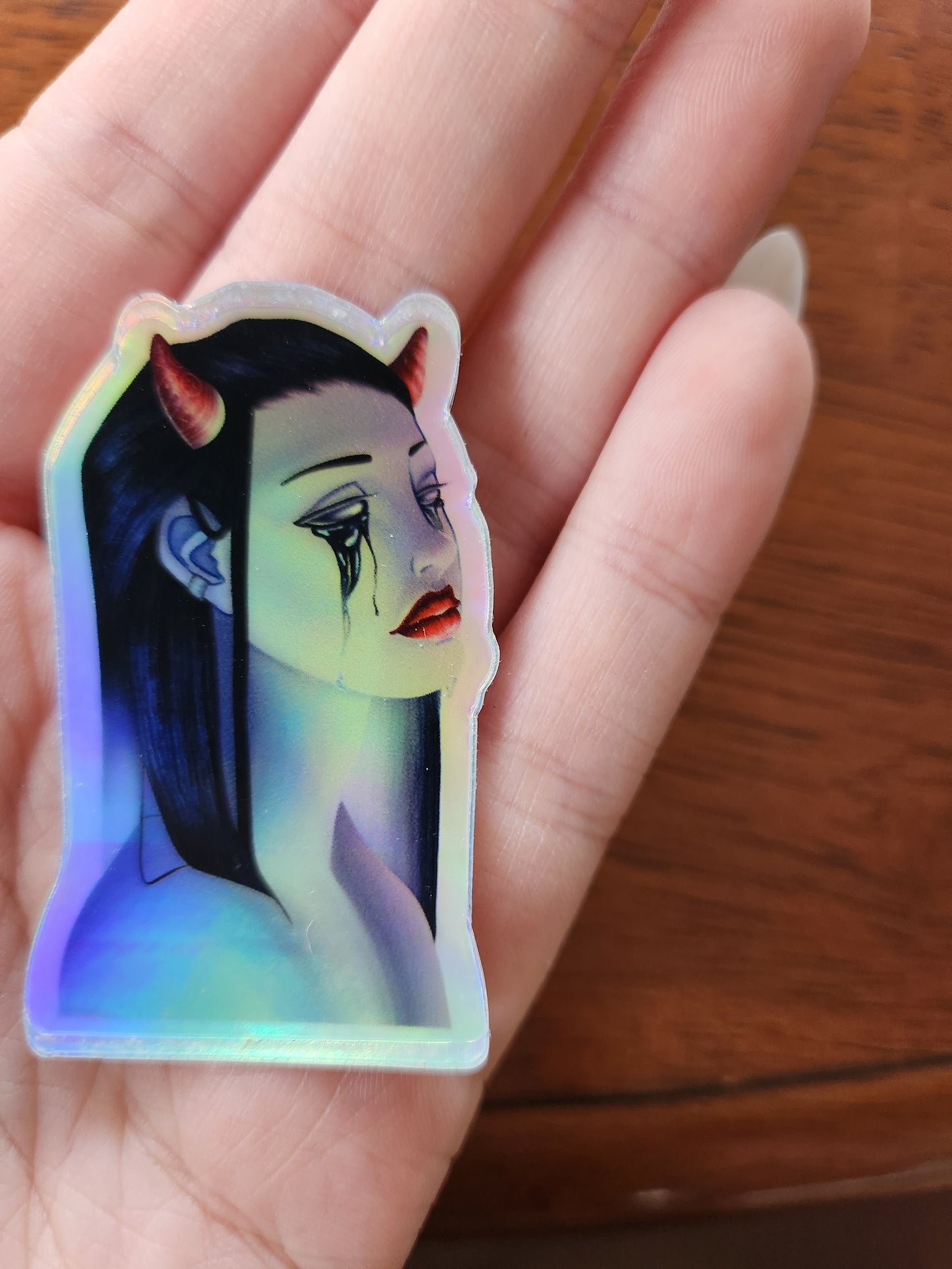 2" Mimi's Demon Holo Sticker