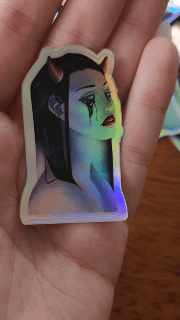 2" Mimi's Demon Holo Sticker