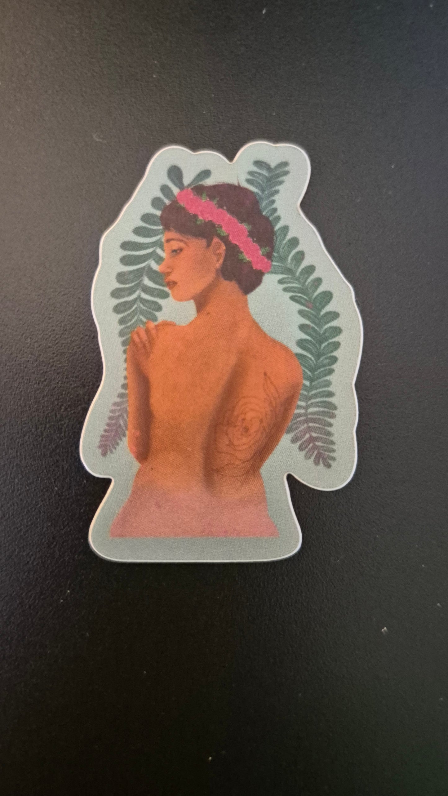2" Rose Vine Sticker