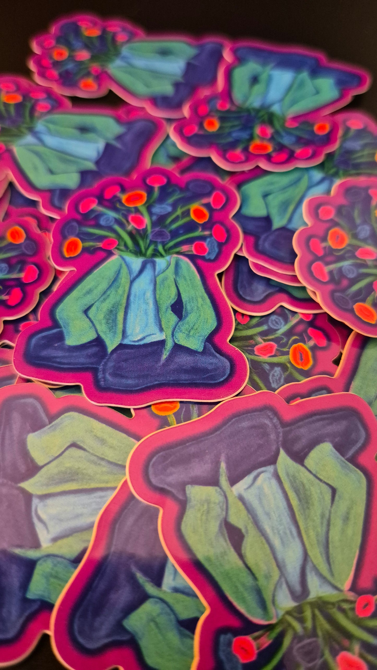 2" Flowers Sticker