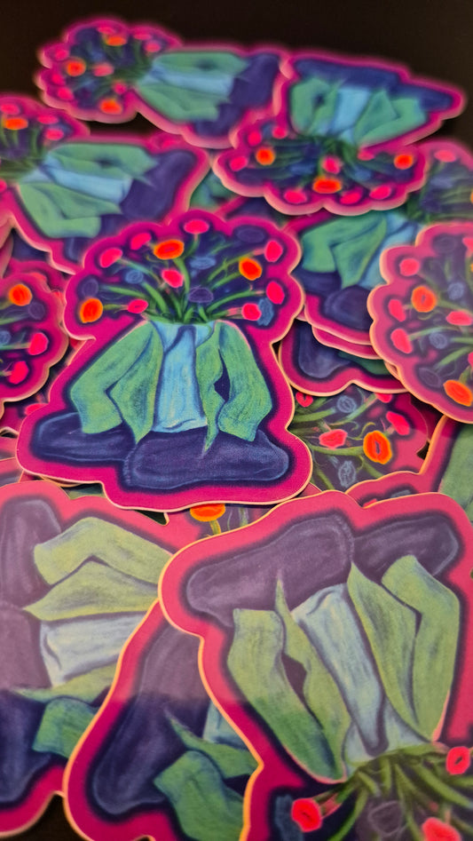 2" Flowers Sticker