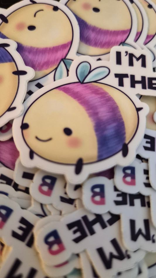 2" "I'm the Bee" Sticker