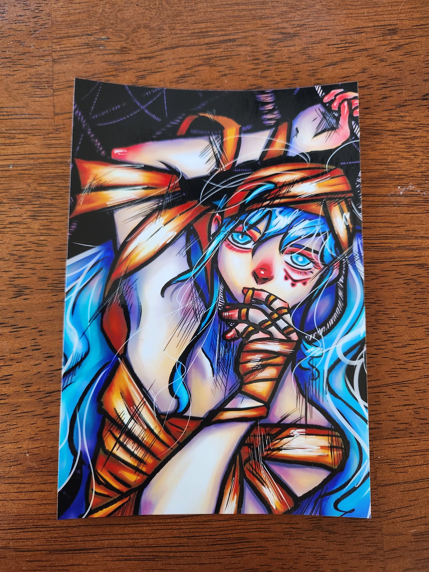 5"×7" Crimson Noose Print