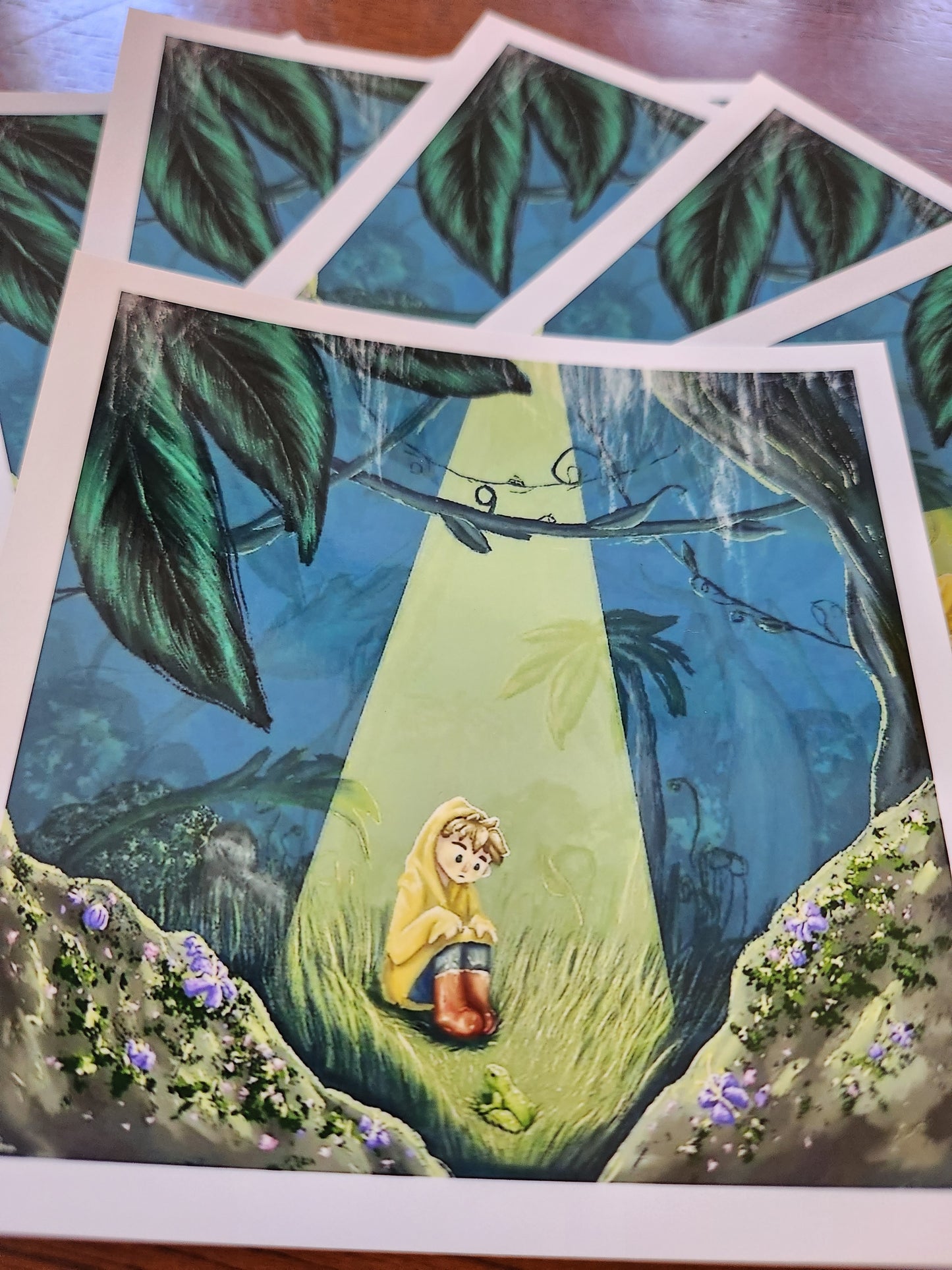 4"x 4" Rainforest Print