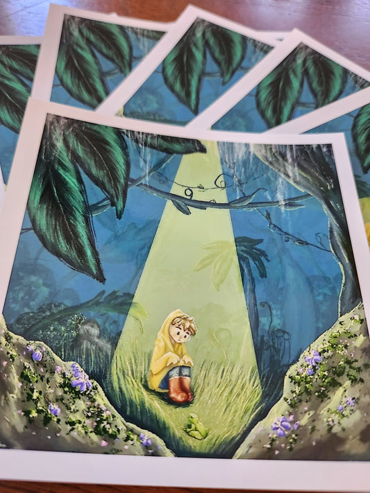 4"x 4" Rainforest Print