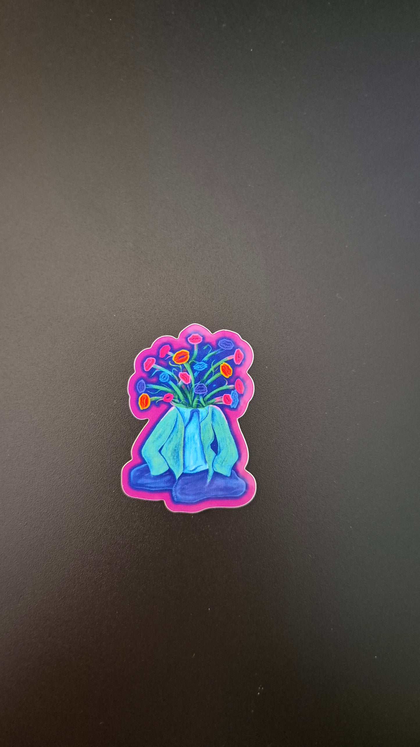 2" Flowers Sticker