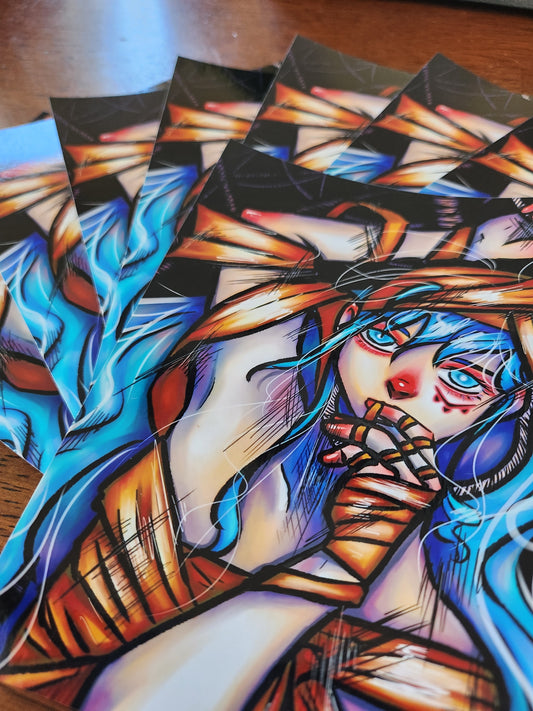 5"×7" Crimson Noose Print