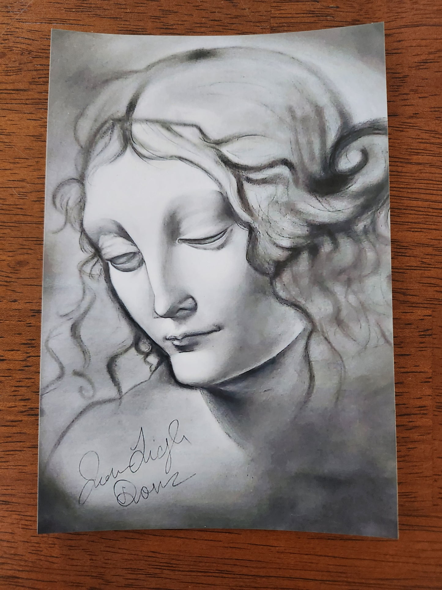 5"×7" DaVinci Print