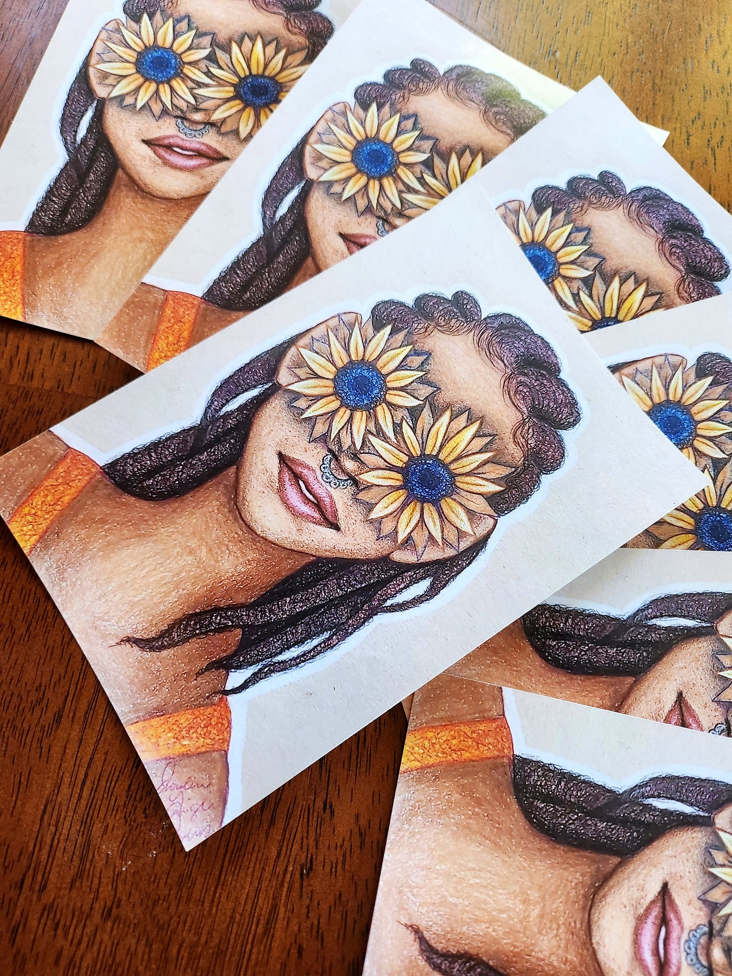 5"×7" Sunflowers Print