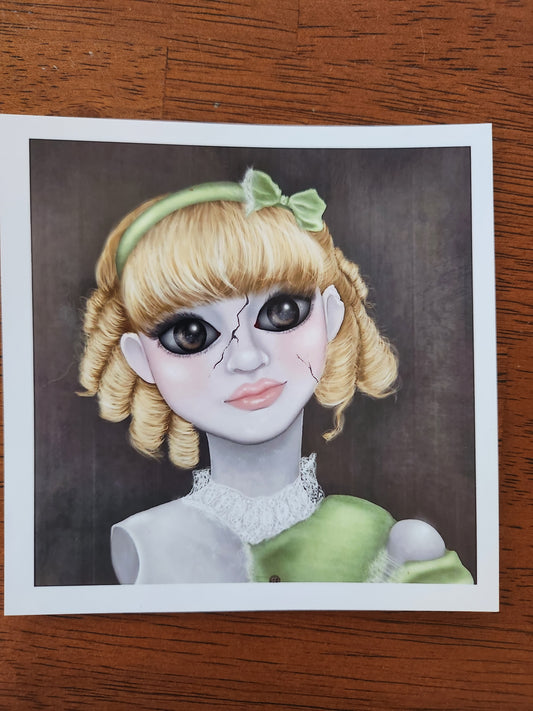 4"×4" Doll Print